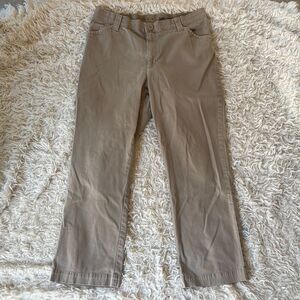 Lee Stretch Comfort Waistband Khaki Paints Size 12P 12 Petite